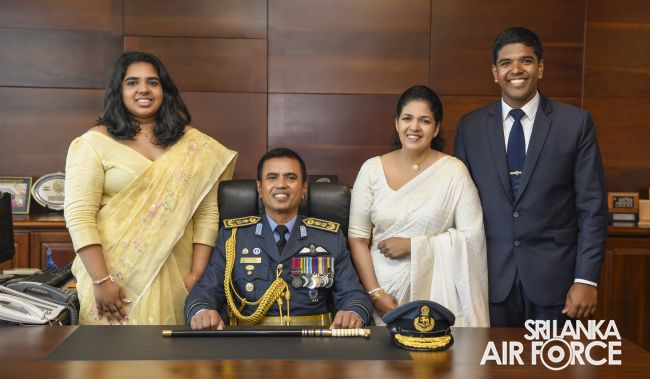 Air
Marshal Udeni Rajapaksa assumed the office of the Commander of the Air
Force