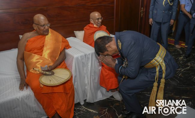 Air
Marshal Udeni Rajapaksa assumed the office of the Commander of the Air
Force
