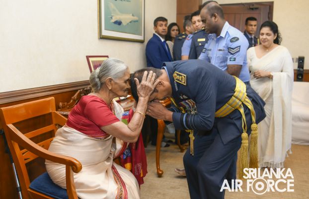 Air
Marshal Udeni Rajapaksa assumed the office of the Commander of the Air
Force