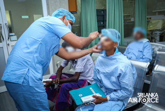 SLAF HOSPITAL COLOMBO SUCCESSFULLY CONCLUDES MASS CATARACT SURGERY CAMPAIGN FOR 75TH ANNIVERSARY