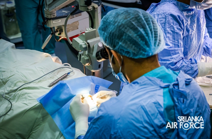 SLAF HOSPITAL COLOMBO SUCCESSFULLY CONCLUDES MASS CATARACT SURGERY CAMPAIGN FOR 75TH ANNIVERSARY
