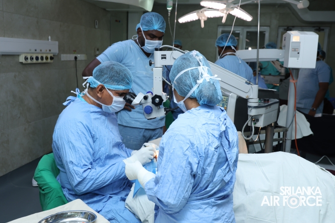 SLAF HOSPITAL COLOMBO SUCCESSFULLY CONCLUDES MASS CATARACT SURGERY CAMPAIGN FOR 75TH ANNIVERSARY