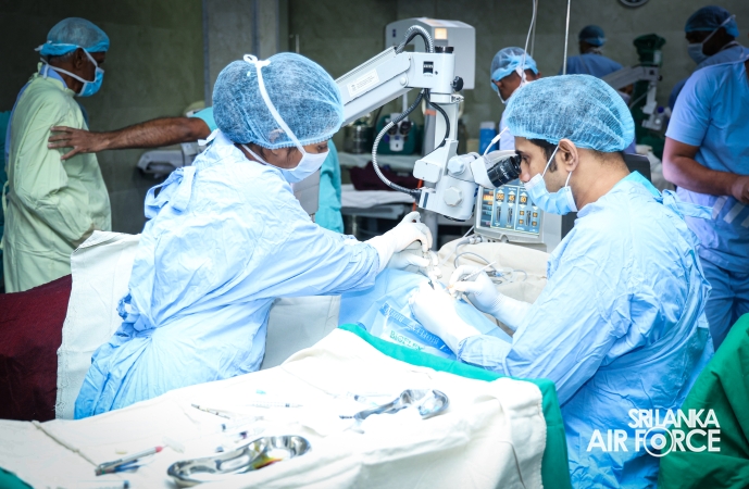 SLAF HOSPITAL COLOMBO SUCCESSFULLY CONCLUDES MASS CATARACT SURGERY CAMPAIGN FOR 75TH ANNIVERSARY