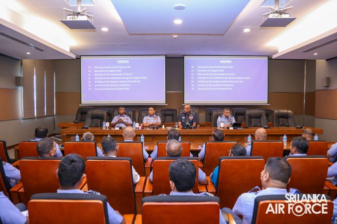 SLAF
INTERNAL AFFAIRS UNIT INAUGURATES INTEGRITY WEEK