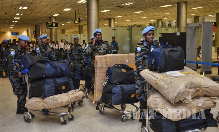 First Replacement Group Departs Country for UNMISS