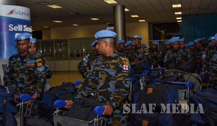 Replacement Groups Departs Country for UNMISS