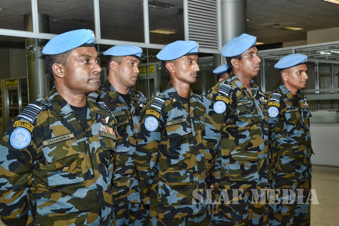 Replacement Groups Departs Country for UNMISS