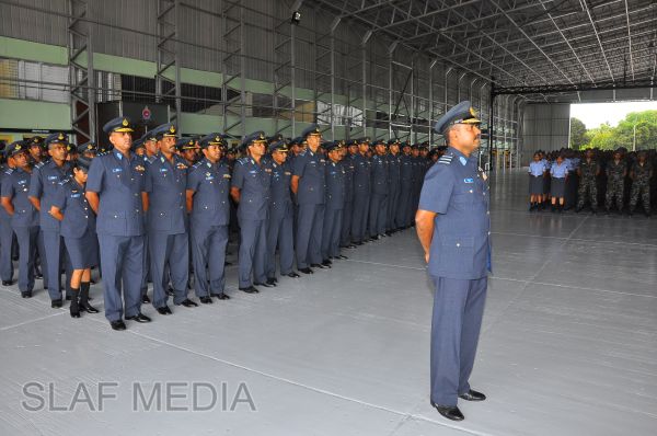 කටුනායක ගුවන් හමුදා කදවුරේ වාර්ෂික ගුවන් හමුදාපති පරීක්ෂනය
