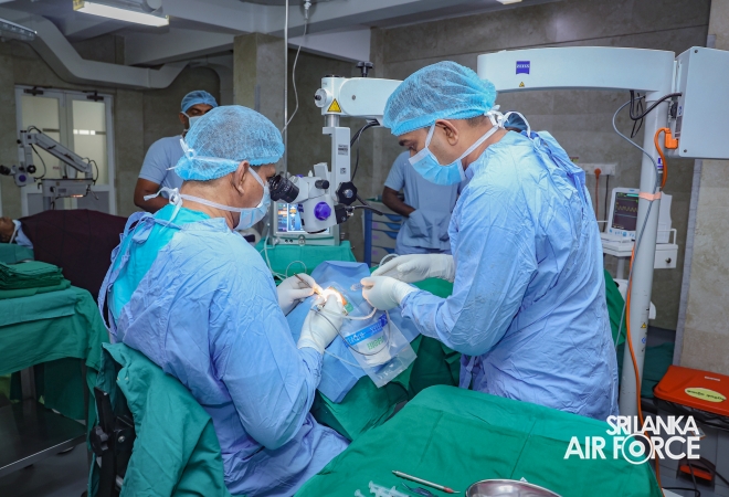 SLAF HOSPITAL COLOMBO SUCCESSFULLY CONCLUDES MASS CATARACT SURGERY CAMPAIGN FOR 75TH ANNIVERSARY