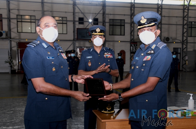 New Hangar Annexure of No 2 Heavy Transport Squadron Declared open by the Commander