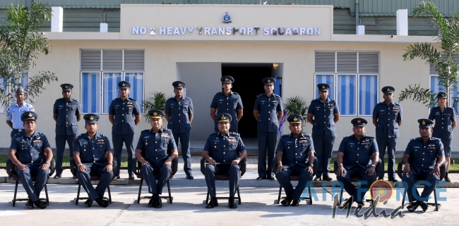 New Hangar Annexure of No 2 Heavy Transport Squadron Declared open by the Commander