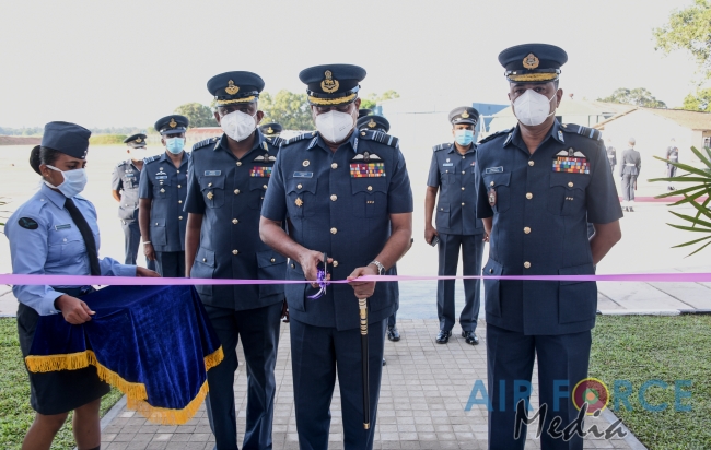 New Hangar Annexure of No 2 Heavy Transport Squadron Declared open by the Commander