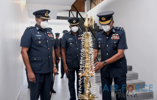 New Hangar Annexure of No 2 Heavy Transport Squadron Declared open by the Commander