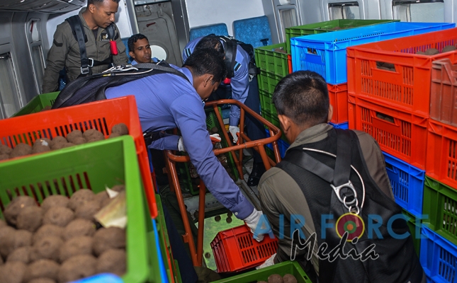 SLAF Conducts Second Aerial Seed Bombing Operation