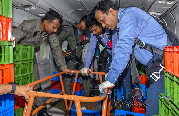SLAF Conducts Second Aerial Seed Bombing Operation