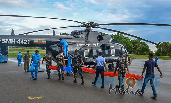 SLAF Conducts Second Aerial Seed Bombing Operation