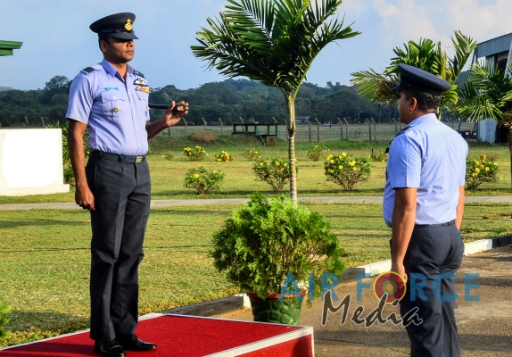 Change of Command at the No 3 Maritime Squadron at SLAF Academy China Bay