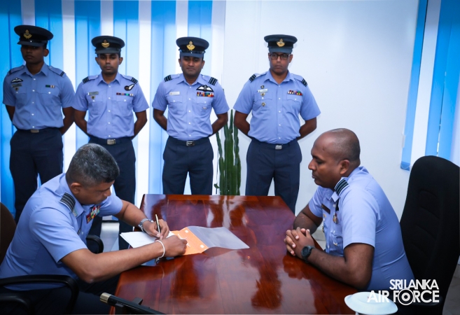 CHANGE OF COMMAND OF NO 3 MARITIME SQUADRON