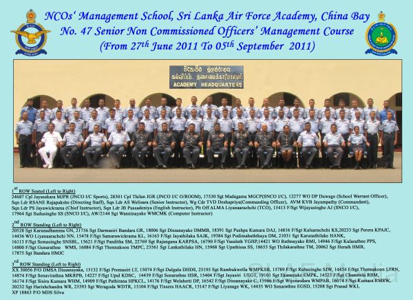 47th NCO Management Course Passes Out