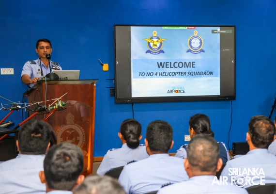 AIR CHIEF ATTENDS THE FLIGHT SAFETY REVIEW WORKSHOP FOR SLAF PILOTS