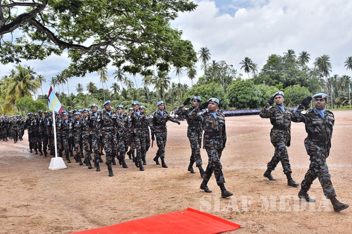 Passing Out Parade of No 4 Contingent UN Peace Keeping Mission in Central African Republic (MINUSCA)