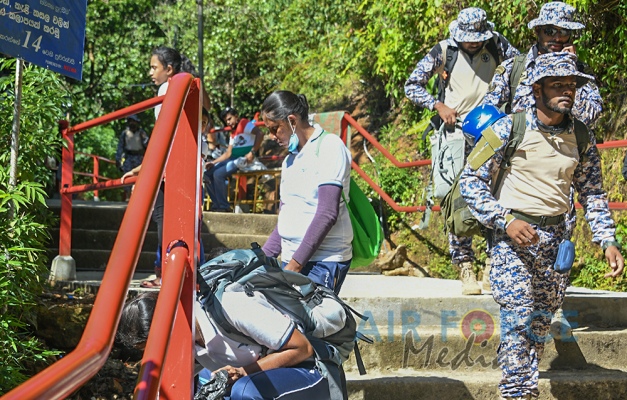 SLAF
CONDUCTS 'SRI PADA' CLEANING PROGRAM FOR 4TH CONSECUTIVE YEAR