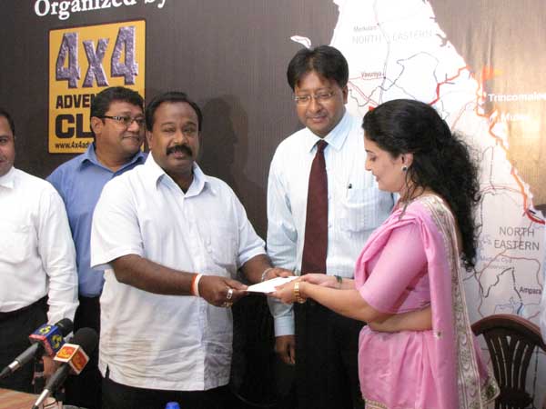 4X4
Adventure Club Donates Rs. 500,000 to SLAF Seva Vanitha Unit 4X4 Adventure Club Donates Rs. 500,000 to SLAF Seva Vanitha Unit