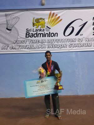 cSLAF Shuttlers Excels at the 61st National Badminton
Championship-2013