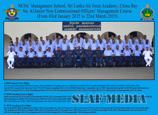 Certificate Awarding Ceremony Of The No 61 Non Commissioned
Officers’ Management Course