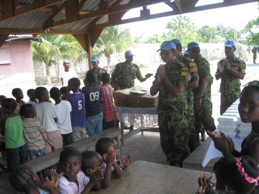 SLAF Haiti Contingent Celebrates 63rd Anniversary of the SLAF