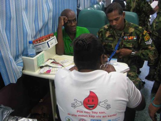 SLAF Haiti Contingent Celebrates 63rd Anniversary of the SLAF