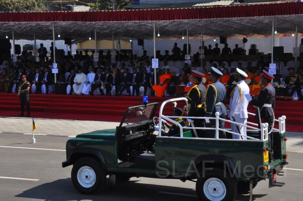 Sri Lanka Air Force Joins in the 66th Independence Day Celebrations at Kegalle