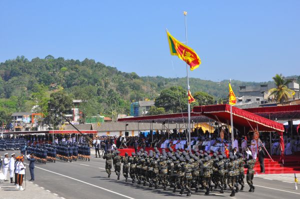 Sri Lanka Air Force Joins in the 66th Independence Day Celebrations at Kegalle