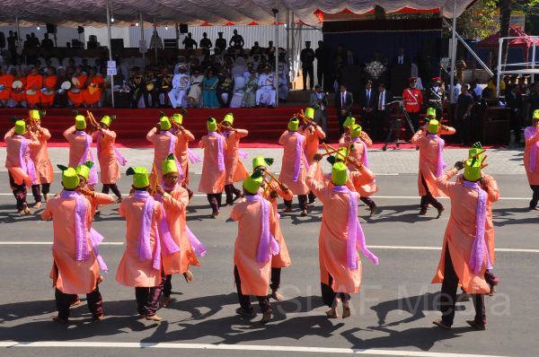 Sri Lanka Air Force Joins in the 66th Independence Day Celebrations at Kegalle