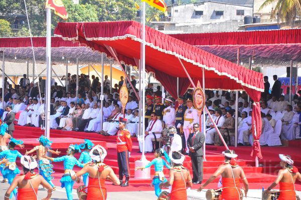 Sri Lanka Air Force Joins in the 66th Independence Day Celebrations at Kegalle