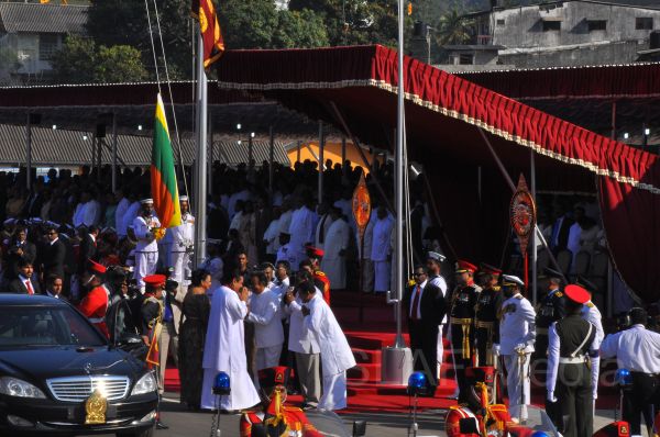 Sri Lanka Air Force Joins in the 66th Independence Day Celebrations at Kegalle
