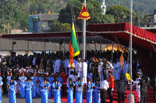 Sri Lanka Air Force Joins in the 66th Independence Day Celebrations at Kegalle