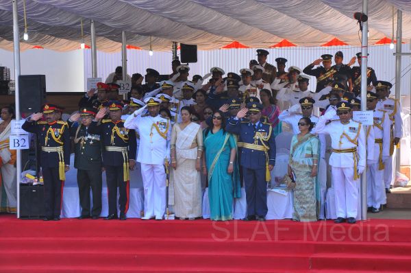 Sri Lanka Air Force Joins in the 66th Independence Day Celebrations at Kegalle
