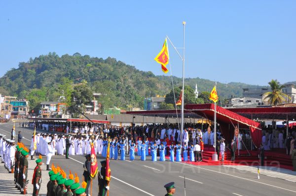 Sri Lanka Air Force Joins in the 66th Independence Day Celebrations at Kegalle