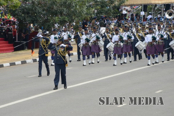 Sri Lanka Air Force Joins in the 67th Independence Day Celebrations at Sri Jayawardenapura Parliament grounds