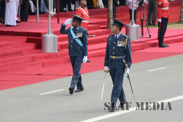 Sri Lanka Air Force Joins in the 67th Independence Day Celebrations at Sri Jayawardenapura Parliament grounds
