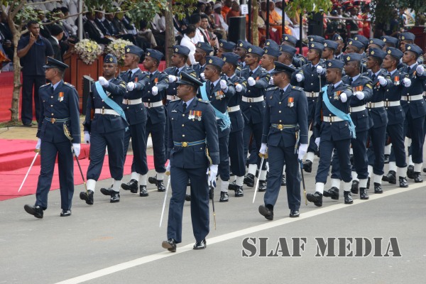 Sri Lanka Air Force Joins in the 67th Independence Day Celebrations at Sri Jayawardenapura Parliament grounds