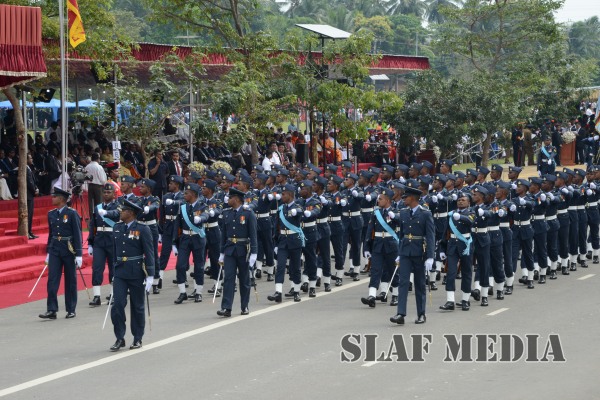 Sri Lanka Air Force Joins in the 67th Independence Day Celebrations at Sri Jayawardenapura Parliament grounds