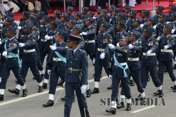 Sri Lanka Air Force Joins in the 67th Independence Day Celebrations at Sri Jayawardenapura Parliament grounds