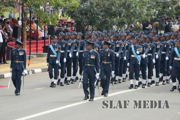 Sri Lanka Air Force Joins in the 67th Independence Day Celebrations at Sri Jayawardenapura Parliament grounds