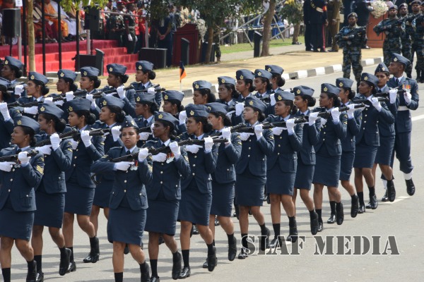 Sri Lanka Air Force Joins in the 67th Independence Day Celebrations at Sri Jayawardenapura Parliament grounds