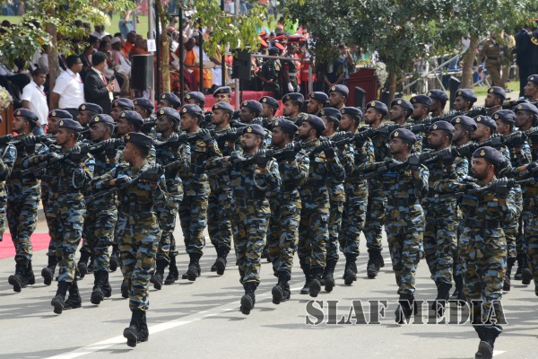 Sri Lanka Air Force Joins in the 67th Independence Day Celebrations at Sri Jayawardenapura Parliament grounds