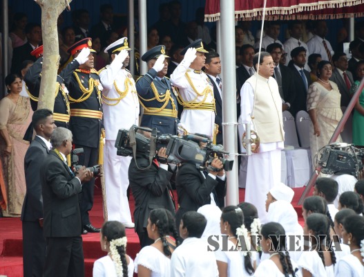 Sri Lanka Air Force Joins in the 67th Independence Day Celebrations at Sri Jayawardenapura Parliament grounds