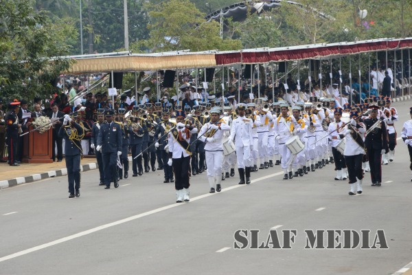 Sri Lanka Air Force Joins in the 67th Independence Day Celebrations at Sri Jayawardenapura Parliament grounds