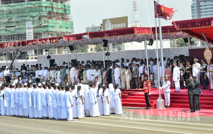 Sri Lanka Air Force Joins in the 68th Independence Day Celebrations